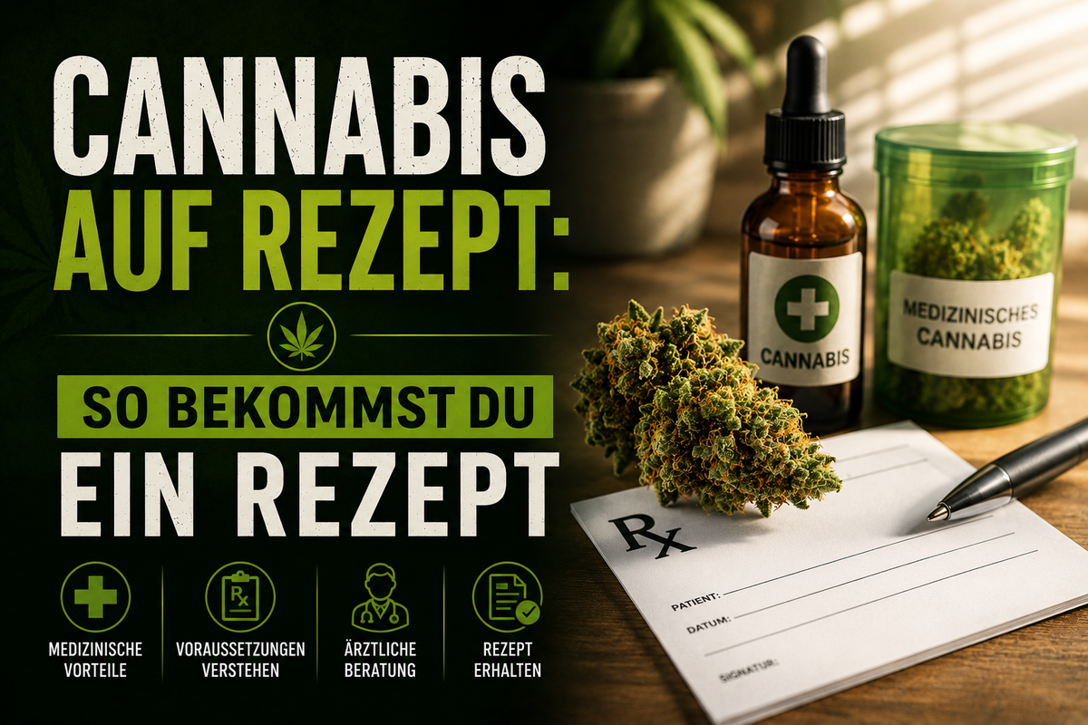 Blüten, Rezeptblock, Medizinfläschchen