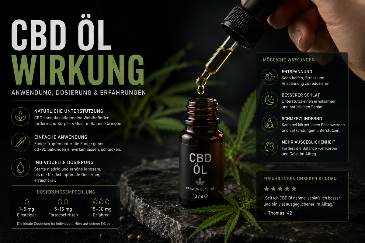 CBD Öl, Fläschchen, Beschreibung, Pflanzen