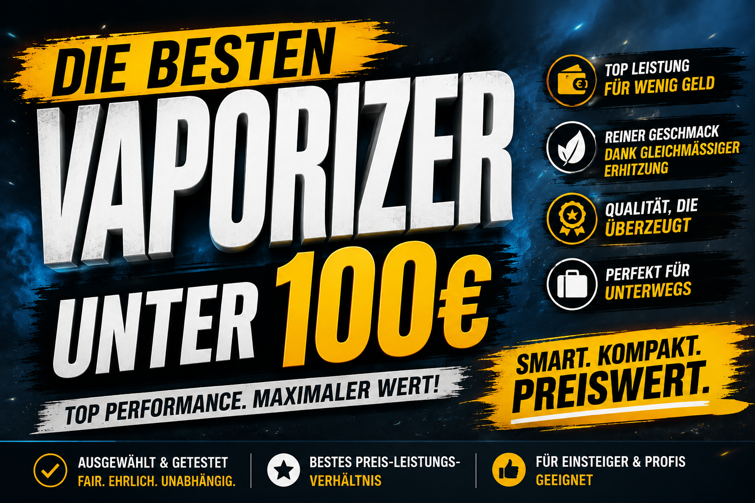 Die besten Vaporizer unter 100 Euro