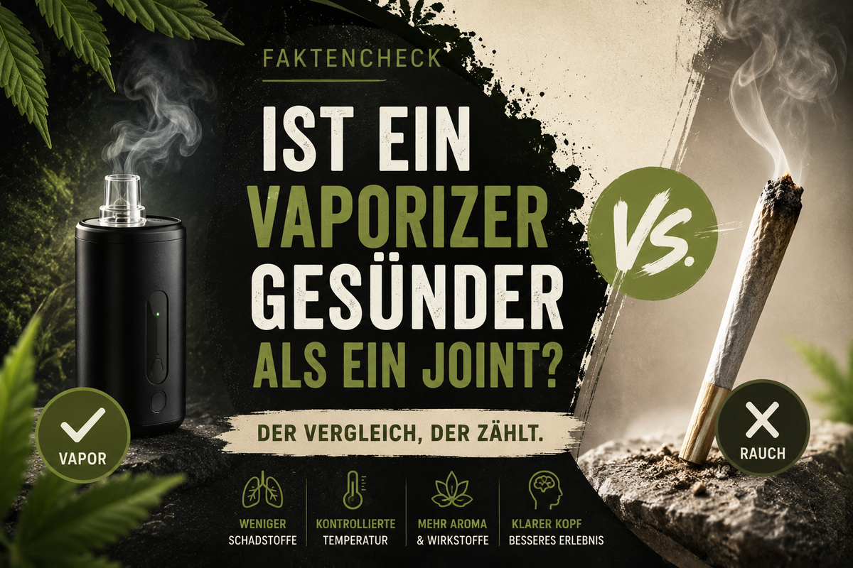 Ist ein Vaporizer gesünder als ein Joint? Faktencheck