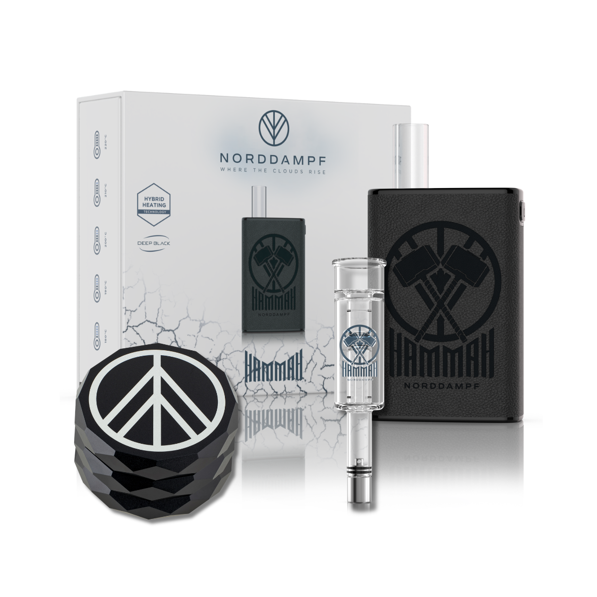 Norddampf HAMMAH BUNDLE Bubbler Edition - DEEP BLACK