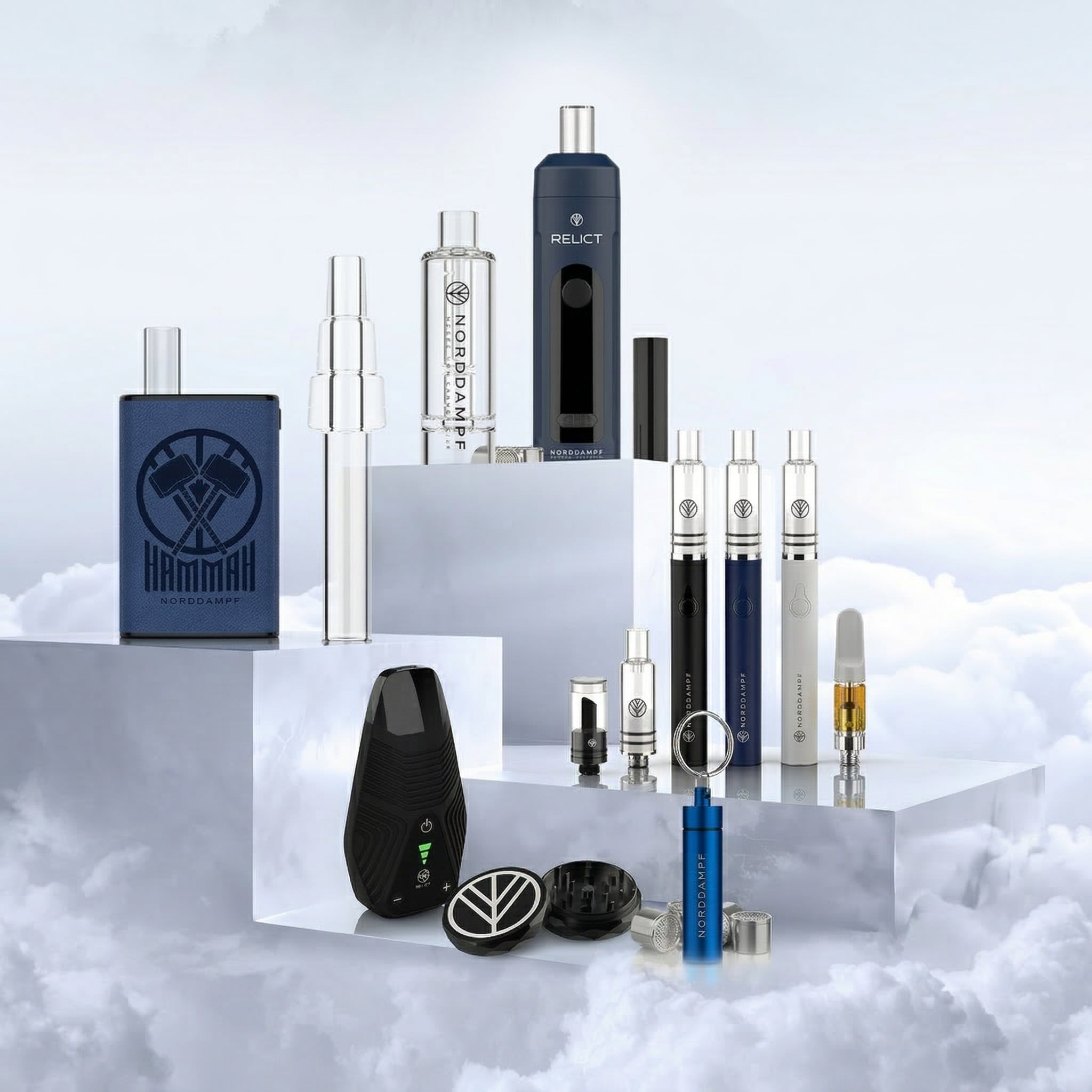 Norddampf Product Family - Relict, HAMMAH, VOITY Vaporizer